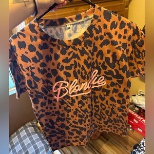 Blondie cheetah shirt